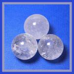 Spheres: Crystal 1 1/2 inches,  Approximately