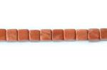 Cubes: 4mm Brown Jasper by the Strand 15 - 16 inches