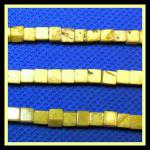 Cubes: 4mm Yellow 