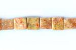 Cubes: 6mm Epidote  15 - 16 inches