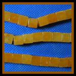 Cubes: 8mm Red Aventurine 15 - 16 inch strands