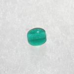 Czech Glass: Rounds 4mm Emerald Green, about 100 beads