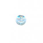 Czech Glass: Rounds 6mm Crystal AB, about 100 beads