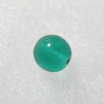 Czech Glass: Rounds 6mm Emerald Green, about 100 beads