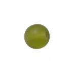 Czech Glass: Rounds Frosted 6mm Olivine (Green), about 100 beads
