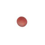 Czech Glass: Rounds Frosted 6mm Ruby, about 100 beads