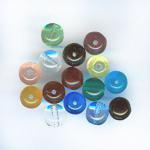 Czech Glass: Rounds 6mm Mixed Colors, about 100 beads