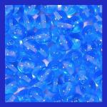 Czech Glass: Rounds 8mm Aqua, about 100 beads