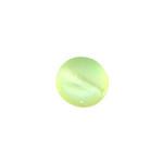 Czech Glass: Rounds Frosted 8mm Jonquil (Yellow), about 100 beads