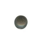 Czech Glass: Rounds Frosted 8mm Jet (Black), about 100 beads