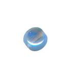 Czech Glass: Rounds 8mm Sapphire AB, about 100 beads