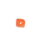 Czech Glass: Cubes 5mm Orange, about 100 beads