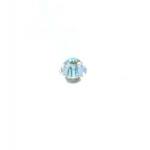 Czech Glass: Bicones 4mm Crystal AB, about 100 beads