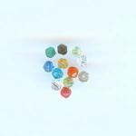 Czech Glass: Bicones 4mm Mixed Colors, about 100 beads