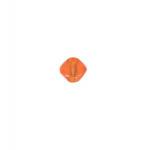 Czech Glass: Bicones 4mm Orange, about 100 beads