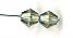 Czech Glass: Bicones 6mm Black Diamond, about 100 beads