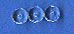 Czech Glass: Rondelles 6mm Faceted Crystal, about 100 beads
