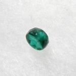 Czech Glass: Faceted Rondelles 6mm Emerald Green, about 100 beads