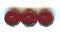 Czech Glass: Faceted Rondelles 6mm Garnet, about 100 beads