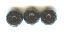 Czech Glass: Faceted Rondelles 6mm Jet (Black), about 100 beads