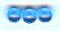 Czech Glass: Faceted Rondelles 6mm Sapphire, about 100 beads