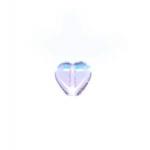 Czech Glass: Hearts 6mm Pink, about 100 beads