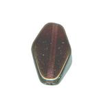 Czech Glass: Lanterns 13 x 16mm Amethyst, about 100 beads