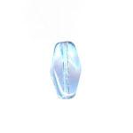 Czech Glass: Lanterns 7 x 11mm Crystal, about 100 beads