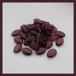 Czech Glass: Soft Ovals 11 x 16mm Amethyst, about 100 beads
