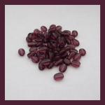 Czech Glass: Soft Ovals 6 x 8mm Amethyst, about 100 beads