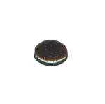 Czech Glass: Soft Ovals 6 x 8mm Jet (Black), about 100 beads