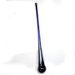 Raindrops: 8 inch Dark Blue Glass, with a hole for hanging,  4 for $6