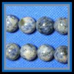 Rounds: Denim Lapis 14mm Strands 15 - 16 inches