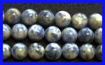 Rounds: Denim Lapis  8mm Strands 15 - 16 inches