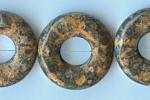 Donuts: 20mm Leopardskin Jasper Strands 15 - 16 inches