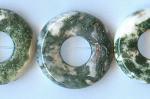 Donuts: 20mm Tree Agate Strands 15 - 16 inches