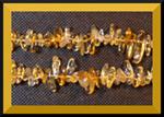Dogtooth:  Citrine 15 - 16 inch strands