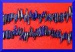 Dogtooth:  Lapis 15 - 16 inch strands