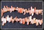 Dogtooth:  Sunstone 15 - 16 inch strands