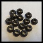 Base Metal Beads: Edgar Allenish 7mm Bicones 100 beads