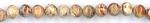 Rounds: Flower Agate 4mm by the Strand 15 - 16 inches