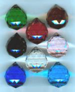 Faceted Glass Prism Ball 40mm Mix, 10 for $30