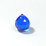 Faceted Glass Prism Ball 20mm  Blue, 3 for $3