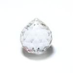 Prisms: Faceted Glass Ball 30mm Clear, 3 for $4