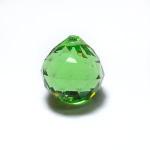 Prisms: Faceted Glass Ball 30mm Green