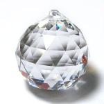 Prism: Faceted Glass Ball 40mm Clear