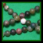 Rounds: Fancy Jasper  8mm by the Strand 15 - 16 inches