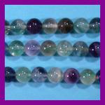 Rounds: Fluorite 10mm by the Strand 15 - 16 inches