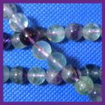 Rounds: Fluorite  8mm by the Strand 15 - 16 inches