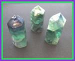 Mineral Specimens: Fluorite Points about 1 1/2 to 2 inches
